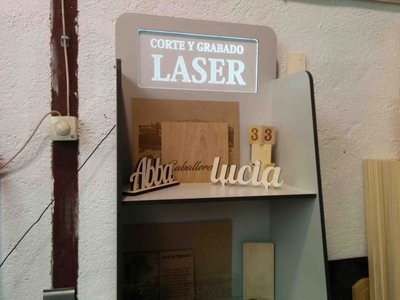 Rotulo con ilumincaión led