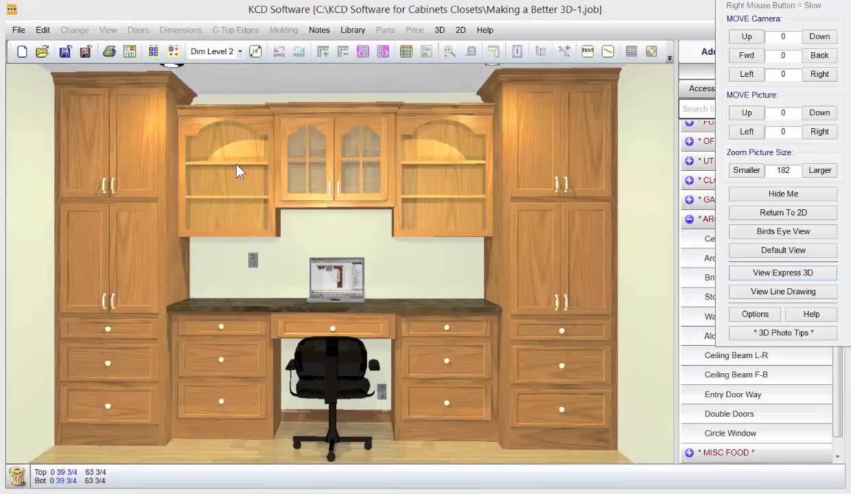 KCD Software Programa cabinet para fabricacion de muebles en cnc