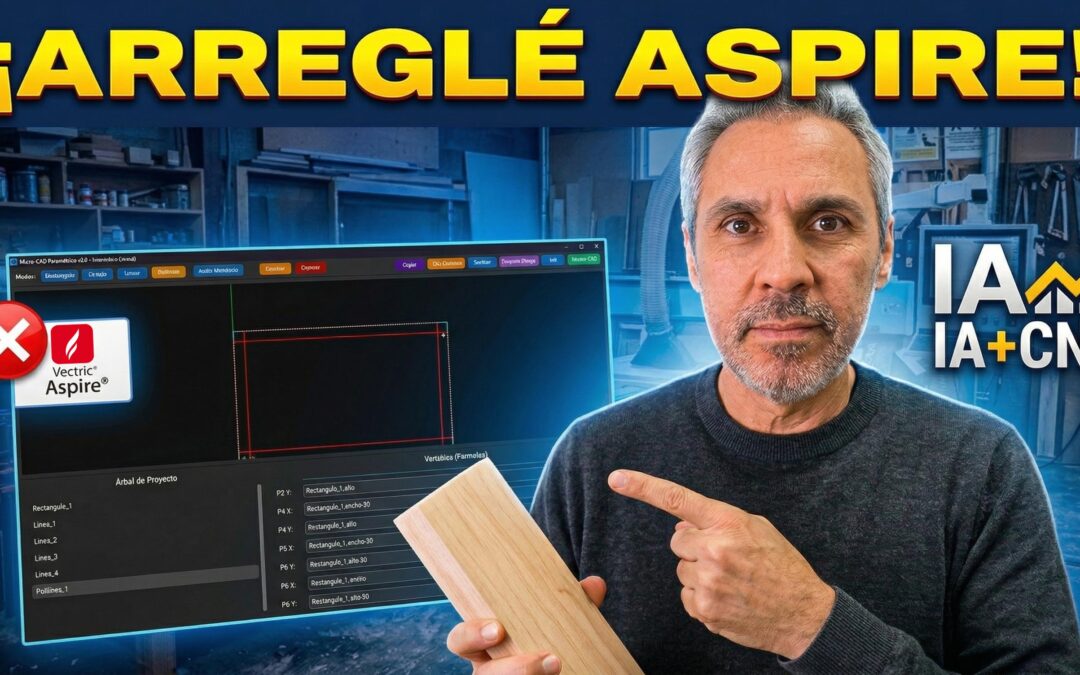 Cómo me arreglé con Aspire para hacer Diseño Parametrico (Vídeo)